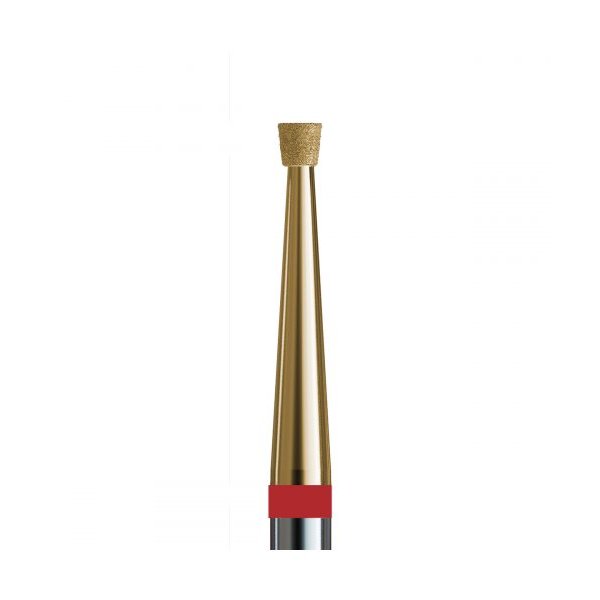 Buffing head, red, reverse cone 1.4 mm, zirconium spraying (№48 V104.010.514.014_Z) Kodi Professional