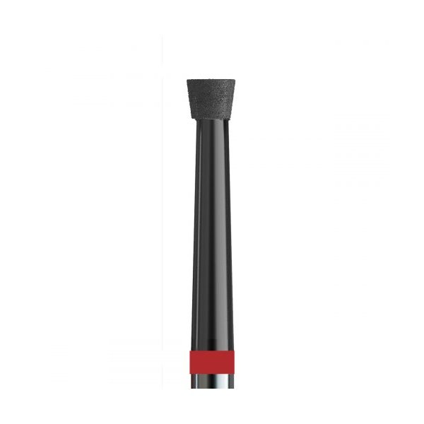 Buffing head, red, reverse cone 2.3 mm, carbon spraying (№50 V104.010.514.023_D) Kodi Professional