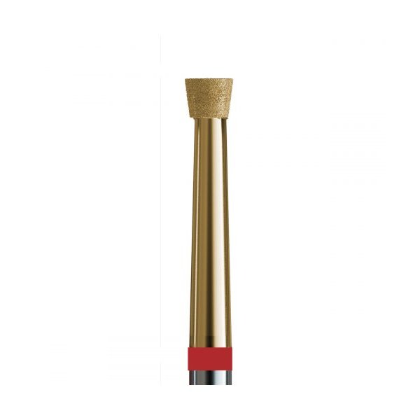 Buffing head, red, reverse cone 2.3 mm, zirconium spraying (№52 V104.010.514.023_Z) Kodi Professional