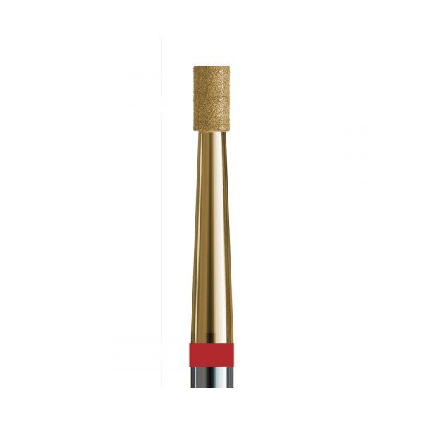 Buffing head, red, cylinder 1.8 mm, zirconium spraying (№56 V104.108.514.018_Z) Kodi Professional