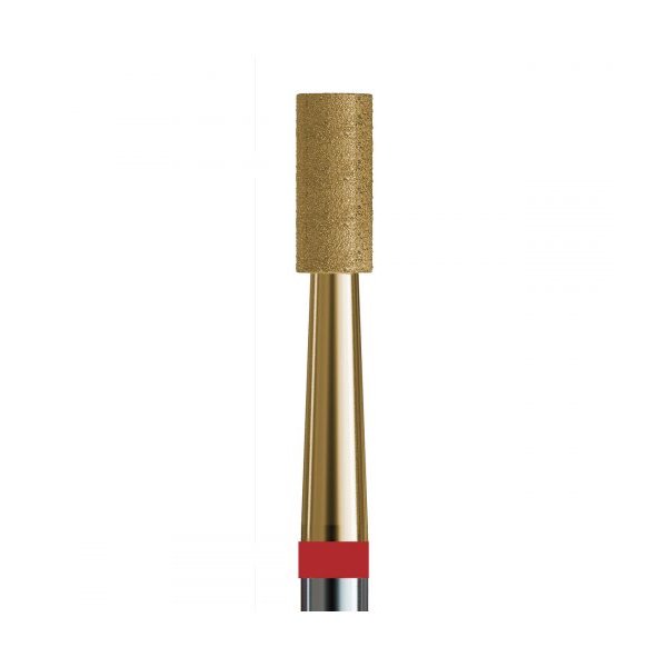 Buffing head, red, cylinder 2.5 mm, zirconium spraying (№64 V104.110.521.025_Z) Kodi Professional