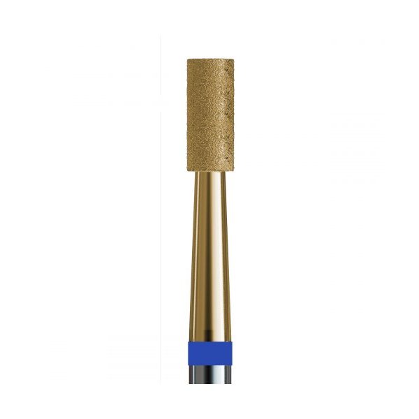 Buffing head, blue, cylinder 2.5 mm, zirconium spraying (№68 V104.110.524.025_Z) Kodi Professional