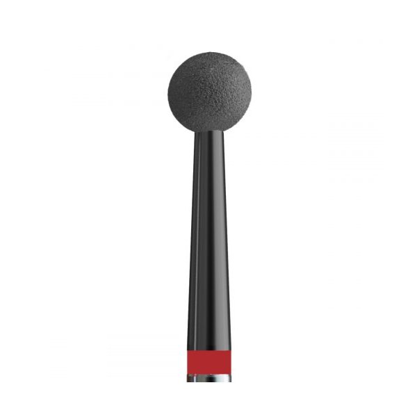 Buffing head, red, ball 3.1 mm, carbon spraying (№6 V104.001.514.031_D) Kodi Professional