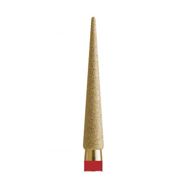 Buffing head, red, cone 1.8 mm, zirconium spraying (№88 V104.167.514.018_Z) Kodi Professional