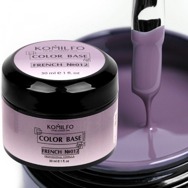 Color Base French №012 30 ml. (without brush,jar) Komilfo