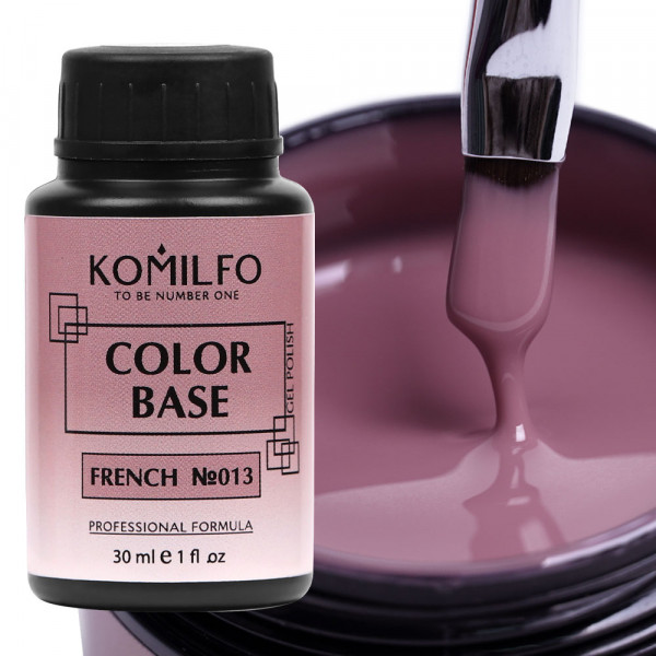 Color Base French №013 30 ml. (without brush,bottle) Komilfo