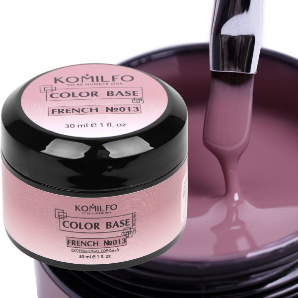 Color Base French №013 30 ml. (without brush,jar) Komilfo