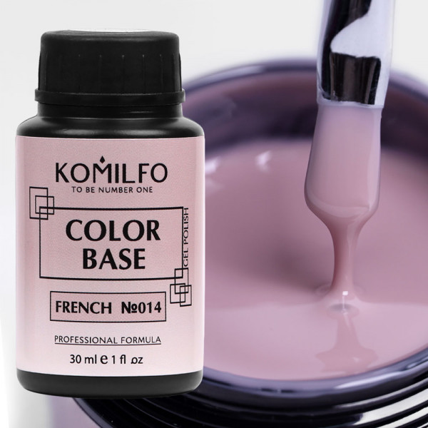 Color Base French №014 30 ml. (without brush,bottle) Komilfo