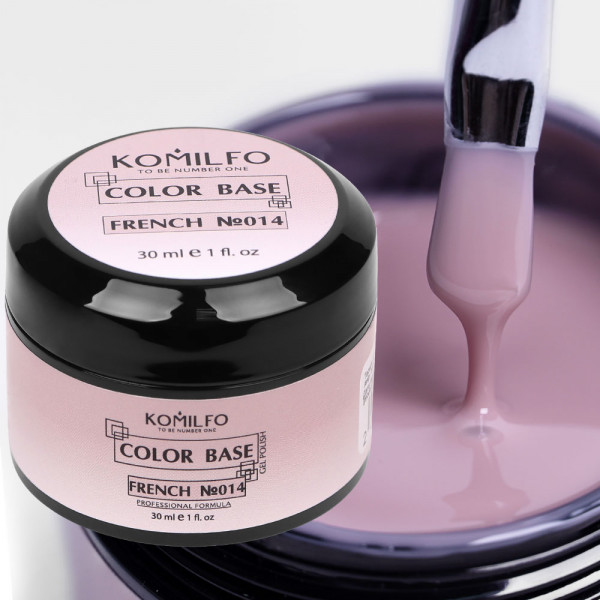 Color Base French №014 30 ml. (without brush,jar) Komilfo