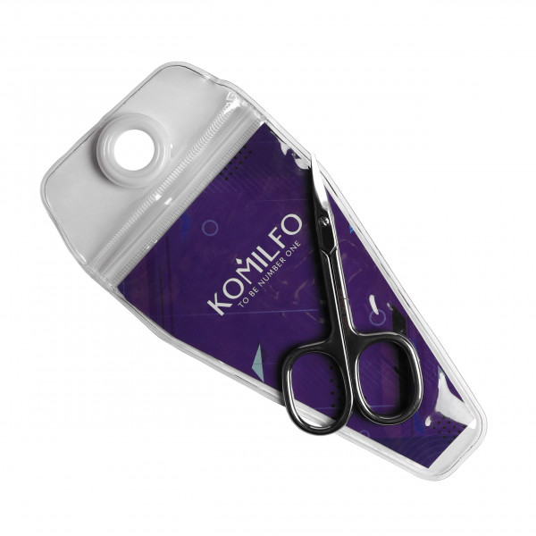 Nail scissors SAFE+ in transparent case (22 mm) Komilfo