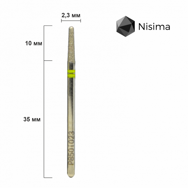 Buffing head, yellow, P850i023 Nisima