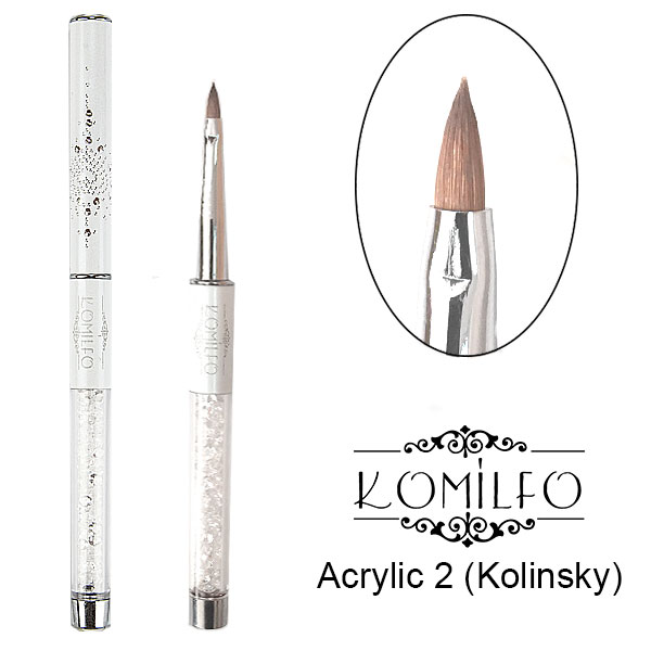 Кисть Komilfo Acrylic 2 (Kolinsky)