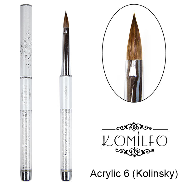 Brush Komilfo Acrylic 6 (Kolinsky)