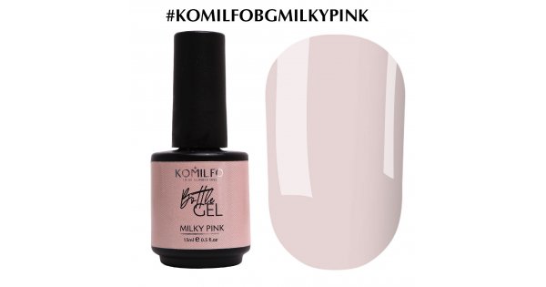 Bottle Gel Milky Pink 15 ml. Komilfo