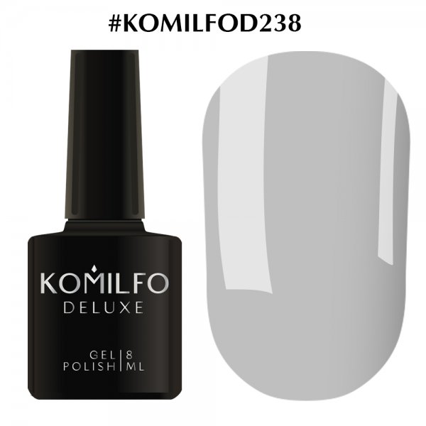 Гель-лак Komilfo Deluxe Series №D238, 8 мл