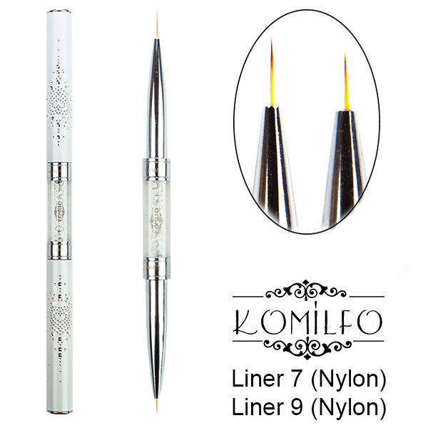 Кисть Komilfo Double Liner 7 (Nylon) / Liner 9 (Nylon)