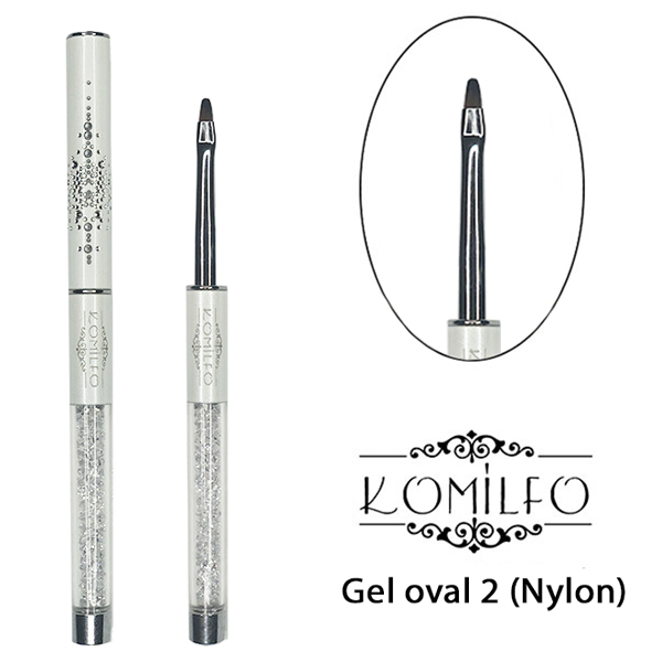 Brush Komilfo Gel oval 2 (Nylon)