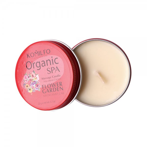 Massage Candle – Flower Garden, 30 g. Komilfo