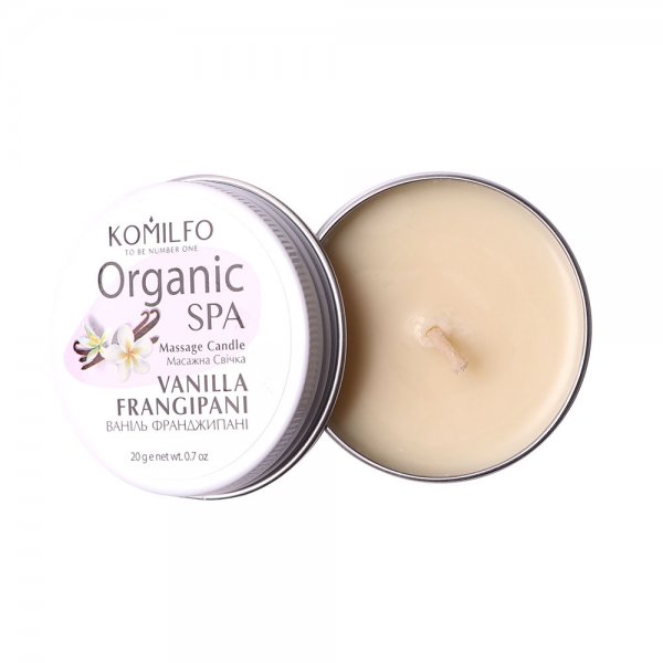 Massage Candle – Vanilla Frangipani, 30 g. Komilfo