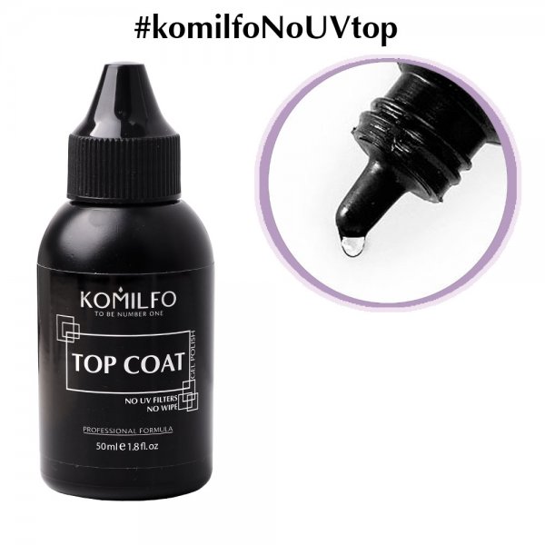 No Wipe No UV Top 50 ml. x 10 ( 10 units) Komilfo