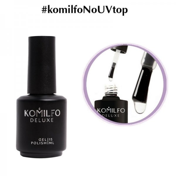 No Wipe No UV Top 15 ml x 10 ( 10 units ) Komilfo