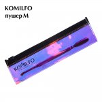 Manicure and pedicure scapula M in dichroic case (with curette) Komilfo