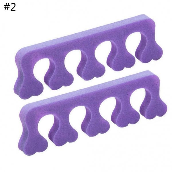Divider for fingers purple