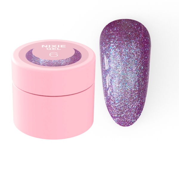 Sequins for nails Nixie Gel No. 6 5 ml LUNAmoon