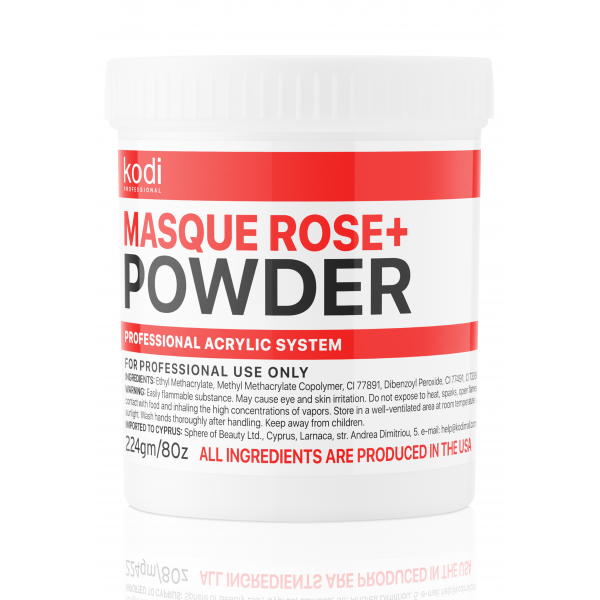 Masque Rose+ Powder (Матирующий гель Роза+) 224 g. Kodi Professional