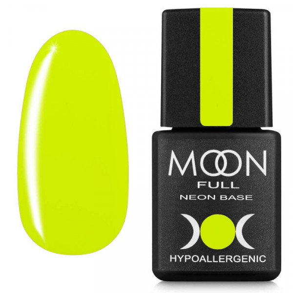 MOON FULL Neon Rubber Base 8 мл №01