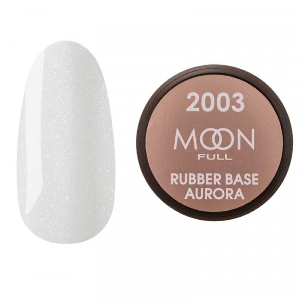 MOON FULL Rubber Base Aurora 15 мл №2003