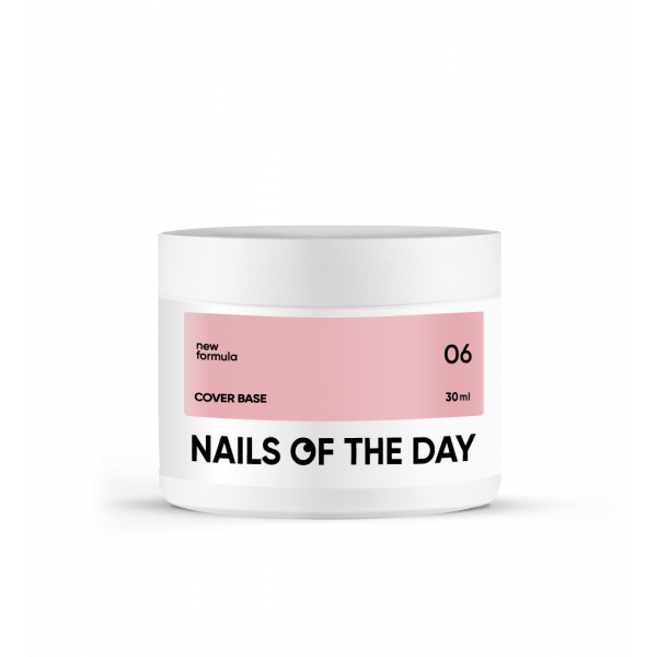 NAILS OF THE DAY Cover base 06, 30 ml NEW FORMULA