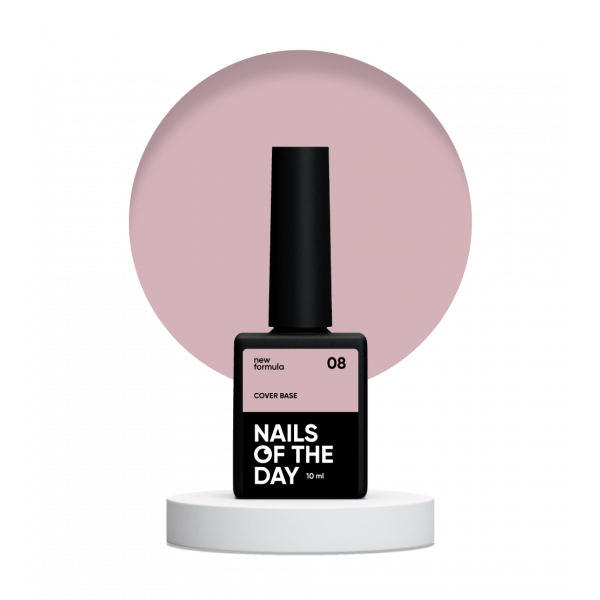 NAILS OF THE DAY Cover base 08, 10 ml NEW FORMULA