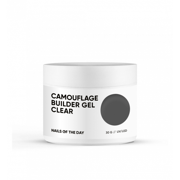 NAILS OF THE DAY Camouflage builder gel Clear, 30 g