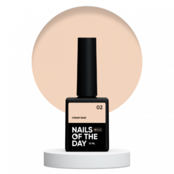 NAILS OF THE DAY Cream base 02 (for sensitive nail plate), 10 ml
