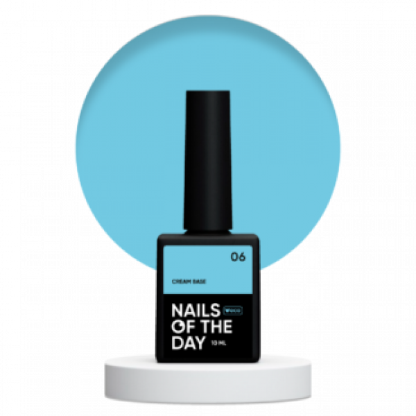 NAILS OF THE DAY Cream base 06 (for sensitive nail plate), 10 ml