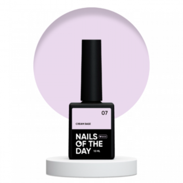 NAILS OF THE DAY Cream base 07 (for sensitive nail plate), 10 ml