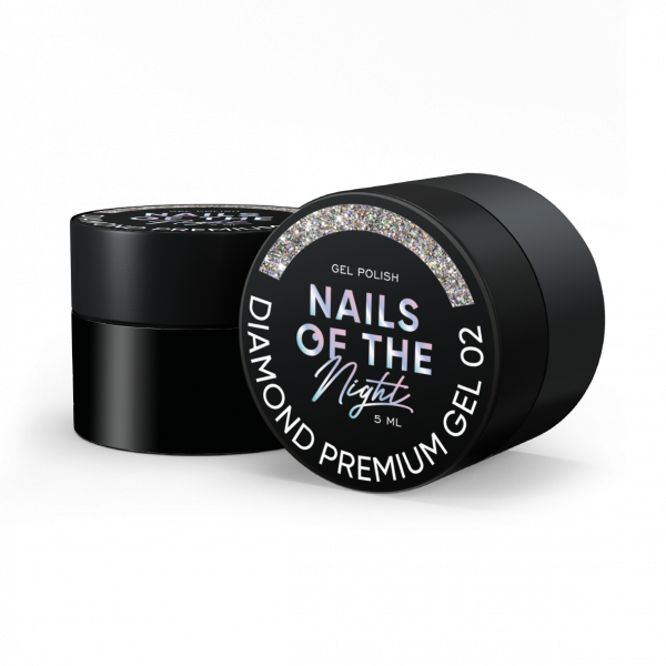 NAILS OF THE NIGHT Diamond Premium gel 02, 5 ml