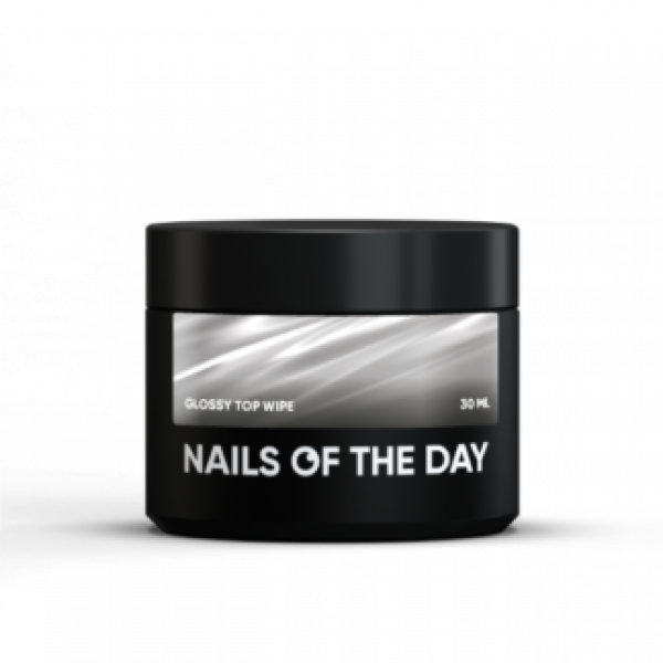 NAILS OF THE DAY Glossy Top wipe No UV, 30 ml