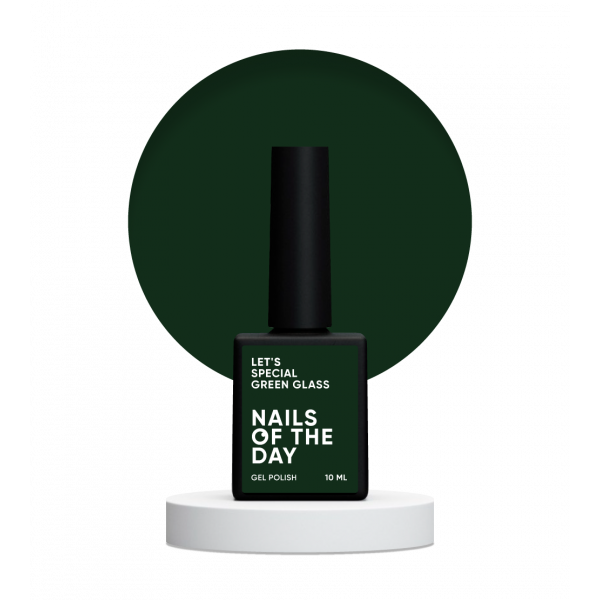 NAILS OF THE DAY Lets special Green glass, 10 ml