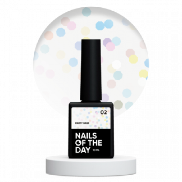 NAILSOFTHEDAY Party base 02, 10 ml