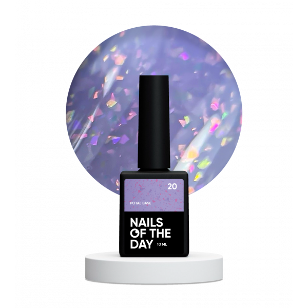 NAILSOFTHEDAY Potal base 20, 10 ml