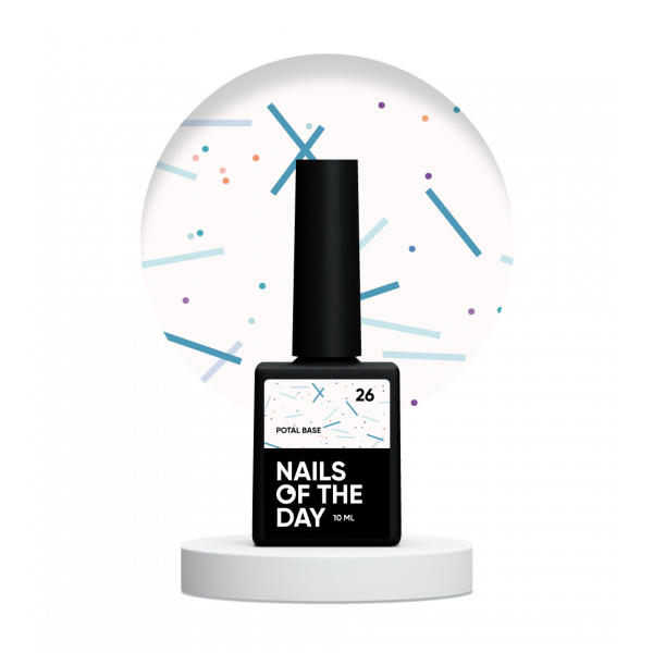 NAILSOFTHEDAY Potal base 26, 10 ml