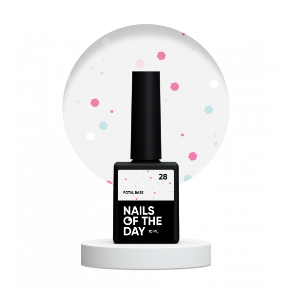 NAILSOFTHEDAY Potal base 28, 10 ml