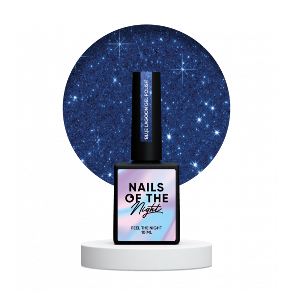 NAILS OF THE NIGHT Blue Lagoon, 10 ml