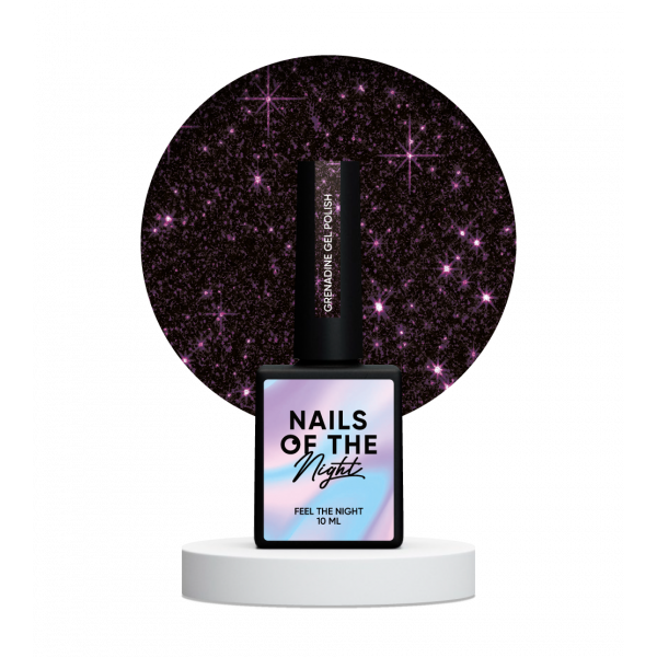 NAILS OF THE NIGHT Grenadine, 10 мл