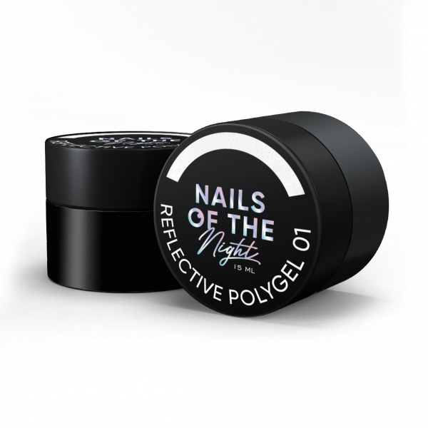 NAILS OF THE NIGHT Reflective Polygel 01, 15 ml