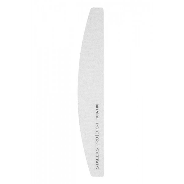 Mineral crescent nail file EXPERT 100/180 grit (NFB-40/1) Staleks