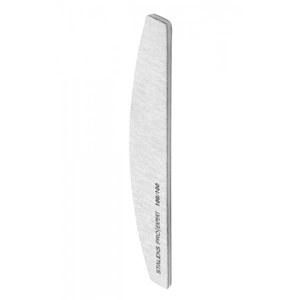 Mineral crescent nail file EXPERT 100/100 grit (NFB-40/4) Staleks