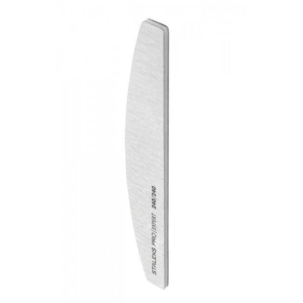 Mineral crescent nail file EXPERT 240/240 grit (NFB-40/7) Staleks